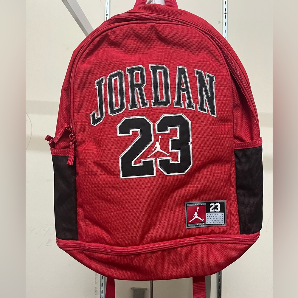 Jordan Red and Black Backpack